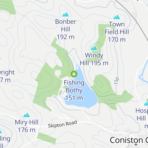 Map of Fishing Bothy