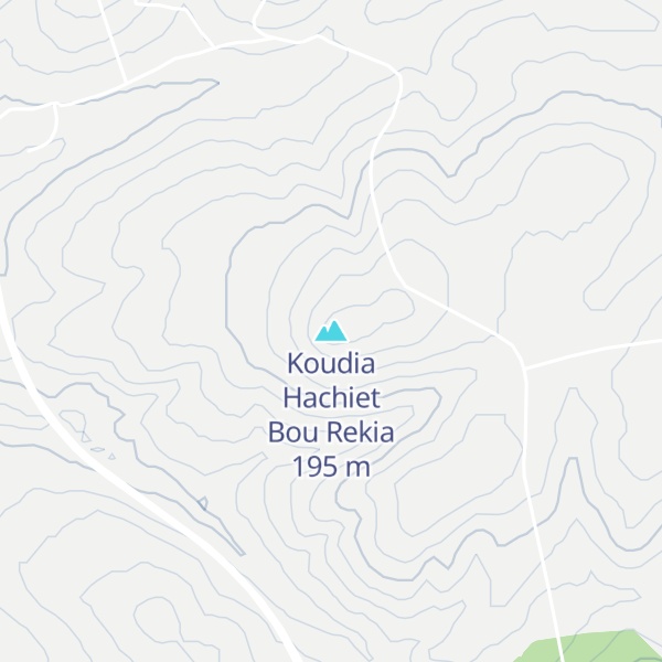 Map of Koudia Hachiet Bou Rekia