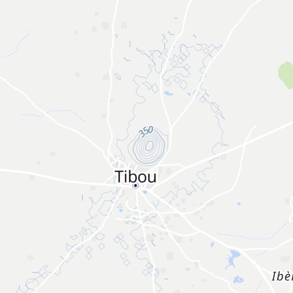 Map of Colline de TIBOU