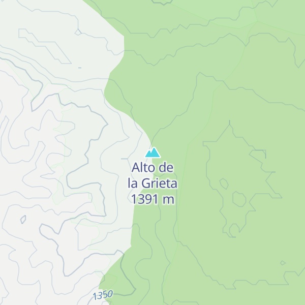 Map of Alto de la Grieta