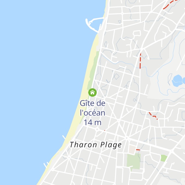 Map of Gîte de l'océan