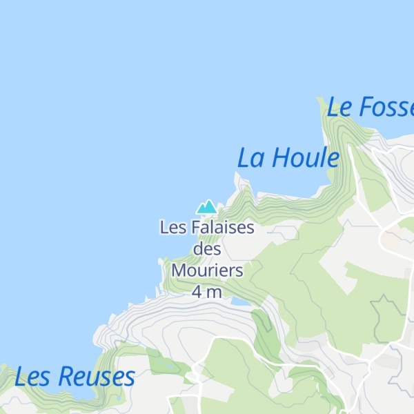 Map of Les Falaises des Mouriers
