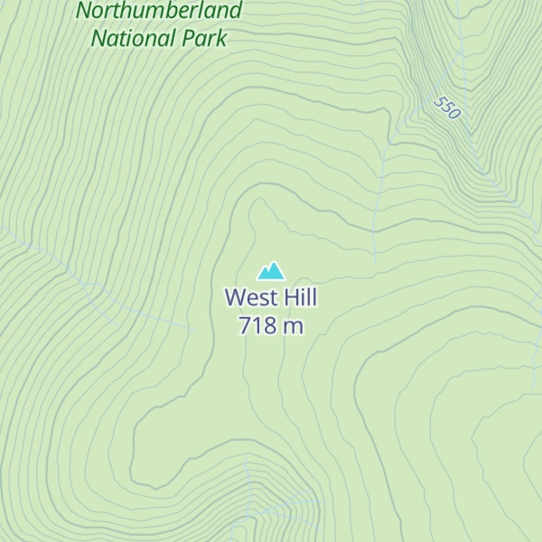 Map of West Hill