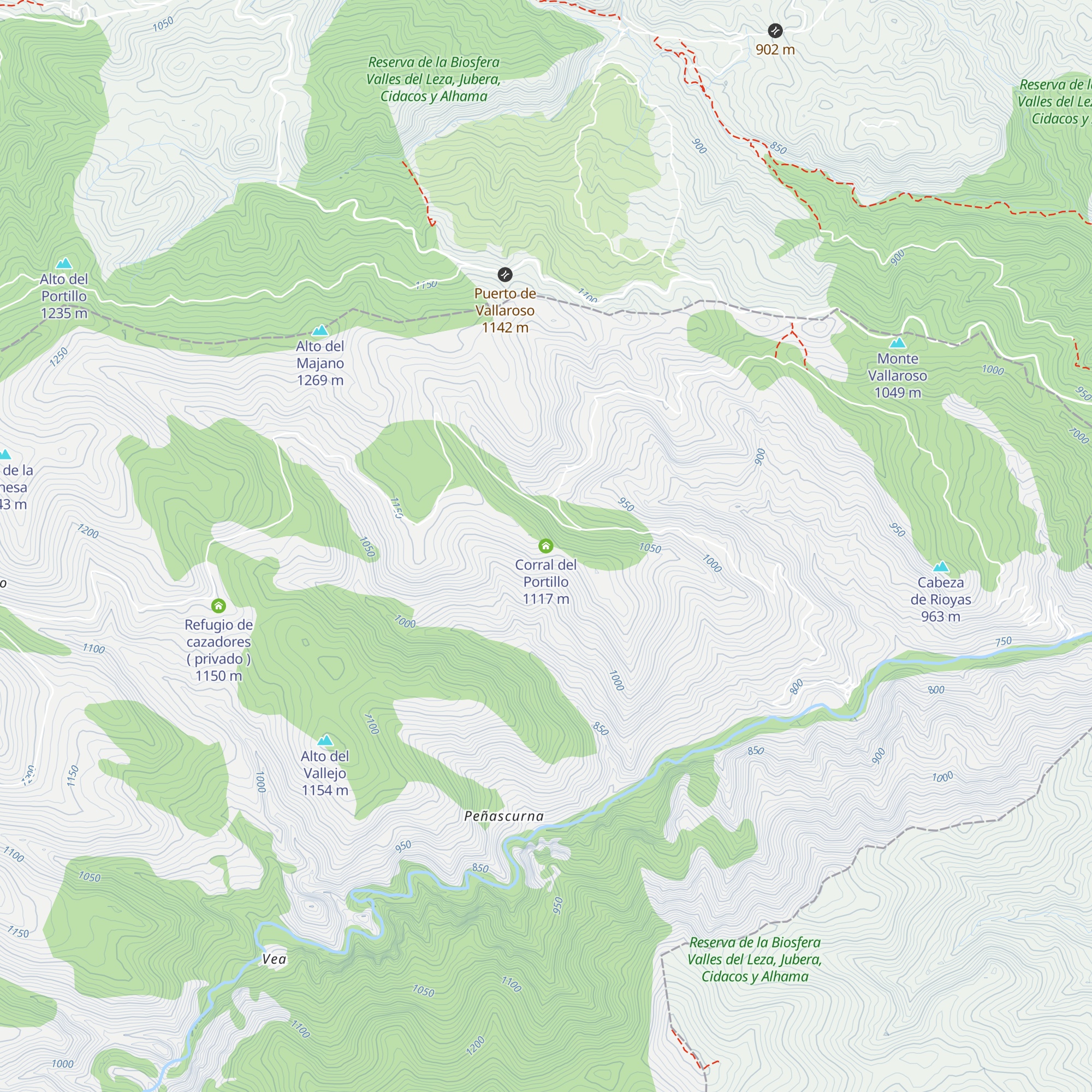 Corral del Portillo map