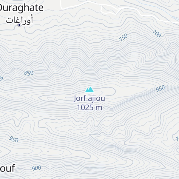 Map of Jorf ajiou