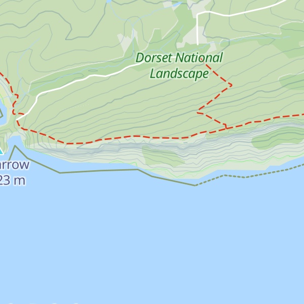Map of Gad Cliff
