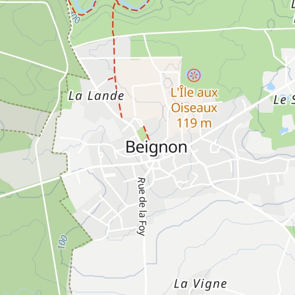 Map of Gîte Ty Bihan