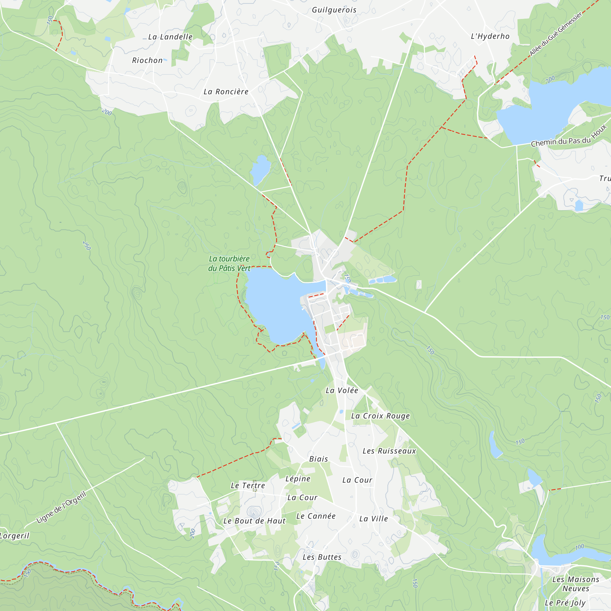 Office de tourisme de Paimpont map