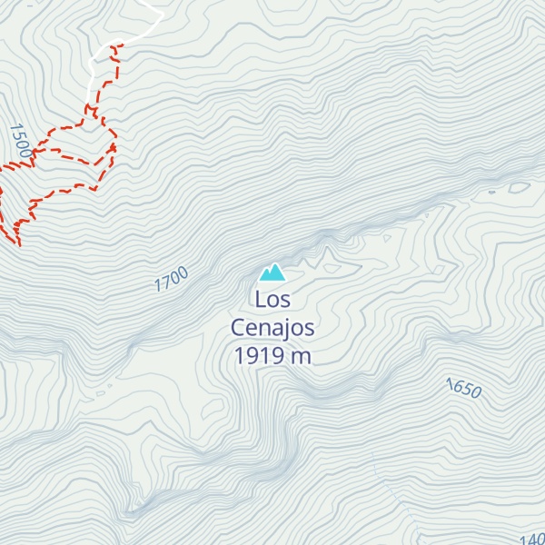Map of Los Cenajos