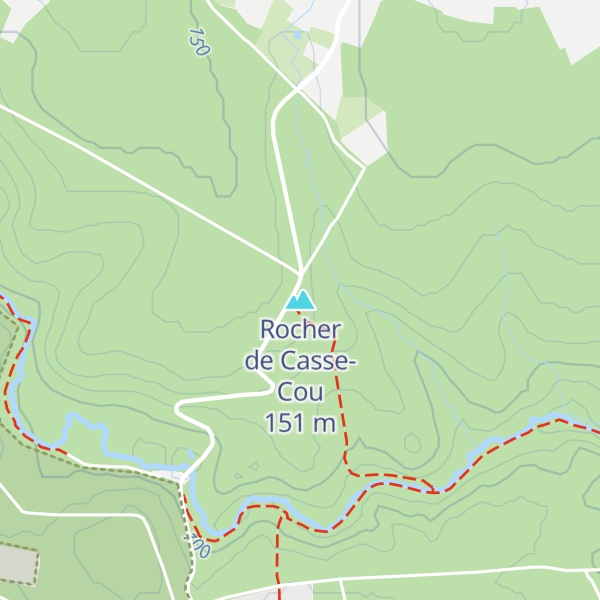 Map of Rocher de Casse-Cou