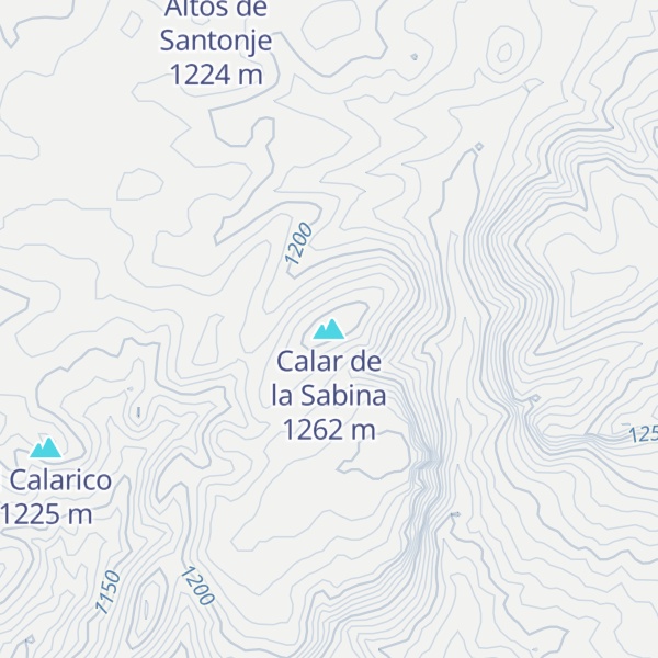 Map of Calar de la Sabina