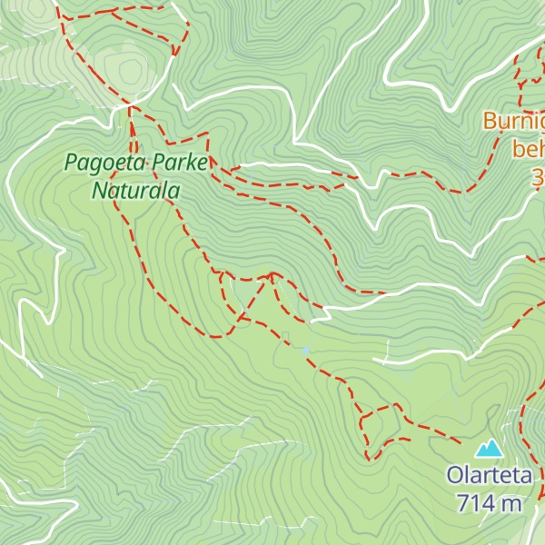 Map of Pagoetako Gurutzea