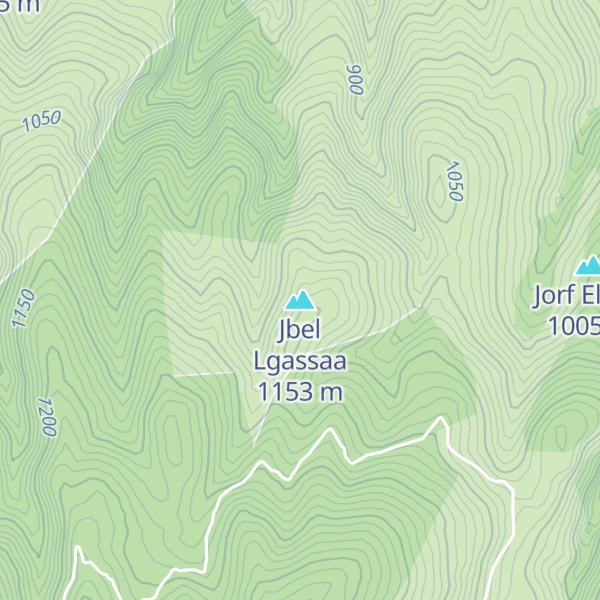 Map of Jbel Lgassaa
