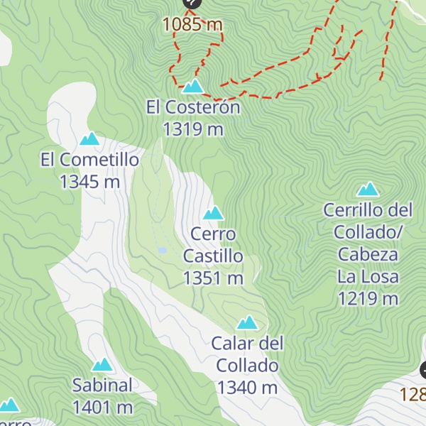 Map of Cerro Castillo