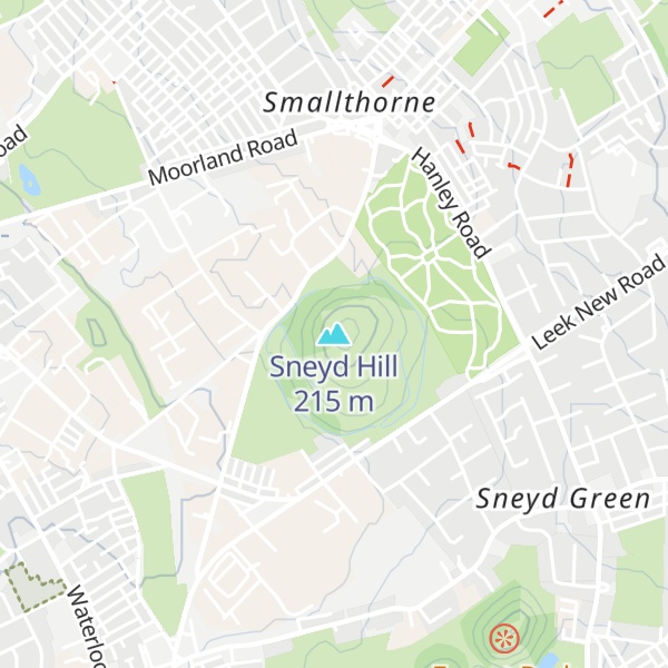 Map of Sneyd Hill