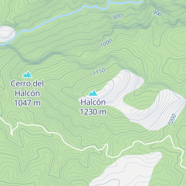 Map of Halcón