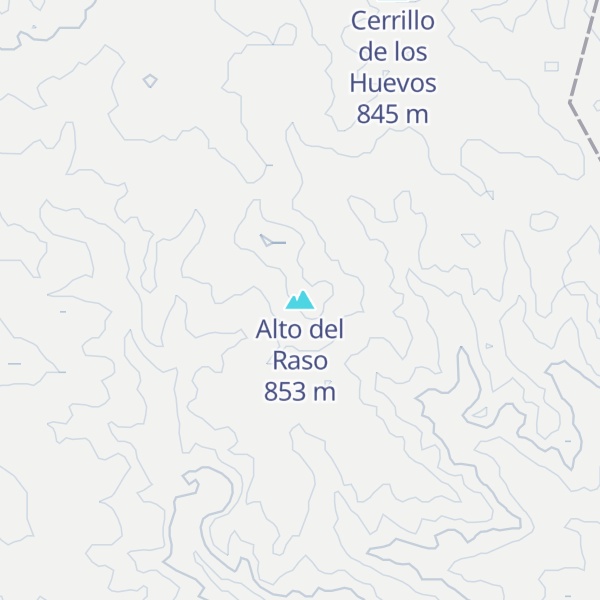 Map of Alto del Raso