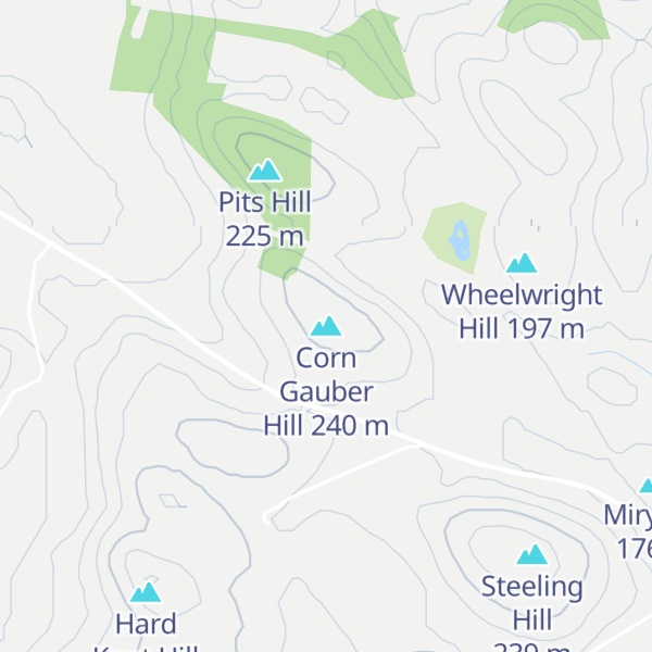 Map of Corn Gauber Hill