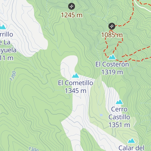 Map of El Cometillo