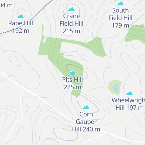 Map of Pits Hill