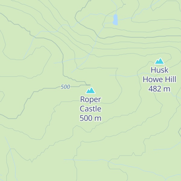 Map of Roper Castle
