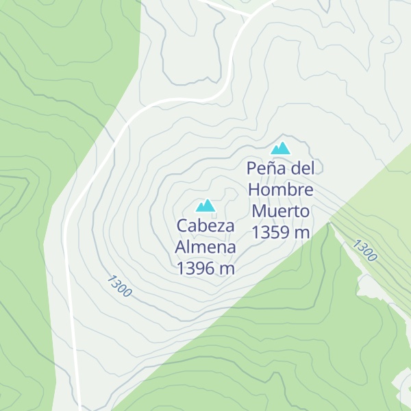 Map of Cabeza Almena