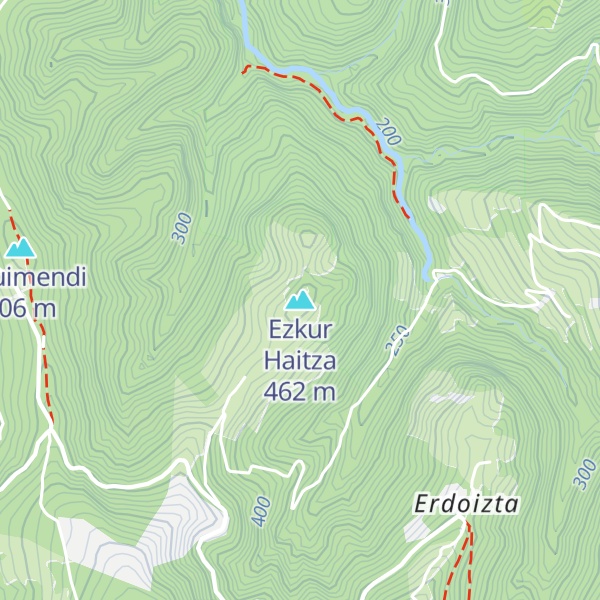 Map of Ezkur Haitza