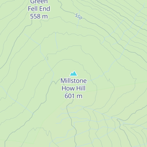 Map of Millstone How Hill