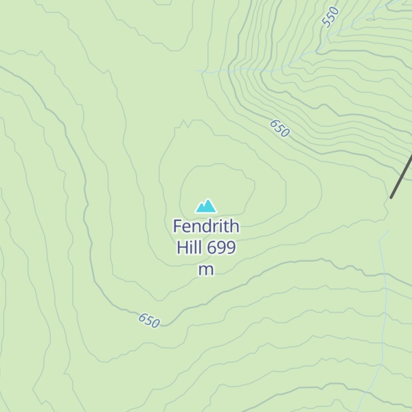Map of Fendrith Hill