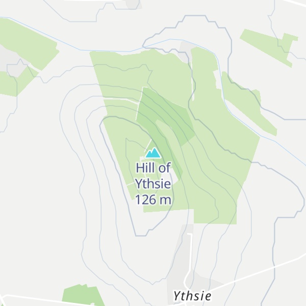 Map of Hill of Ythsie