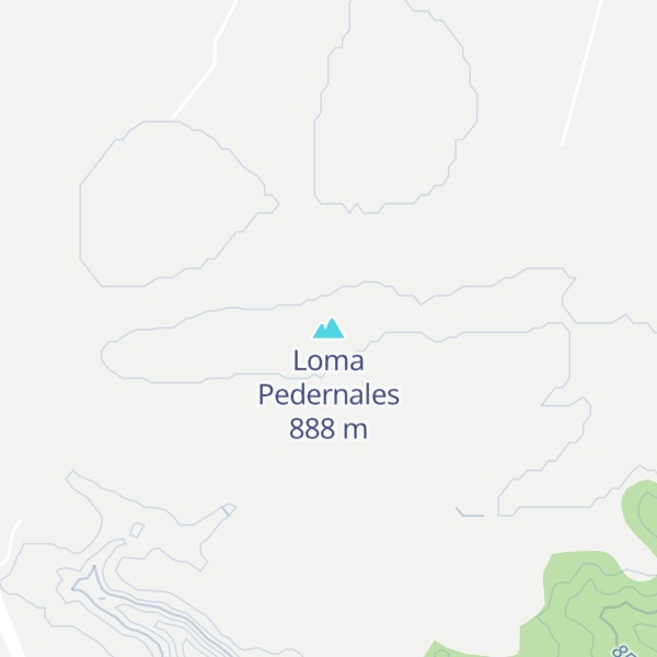 Map of Loma Pedernales