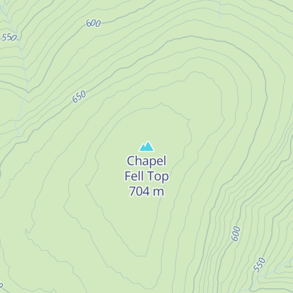 Map of Chapel Fell Top