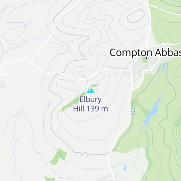 Map of Elbury Hill