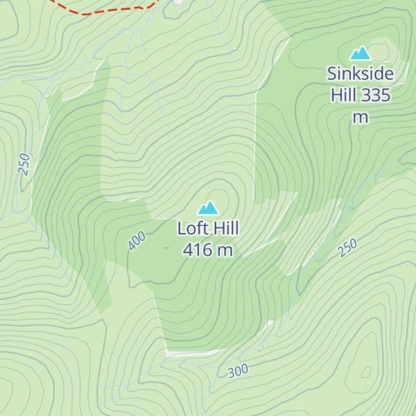 Map of Loft Hill