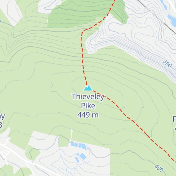 Map of Thieveley Pike
