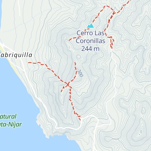 Map of Cerro San Miguel