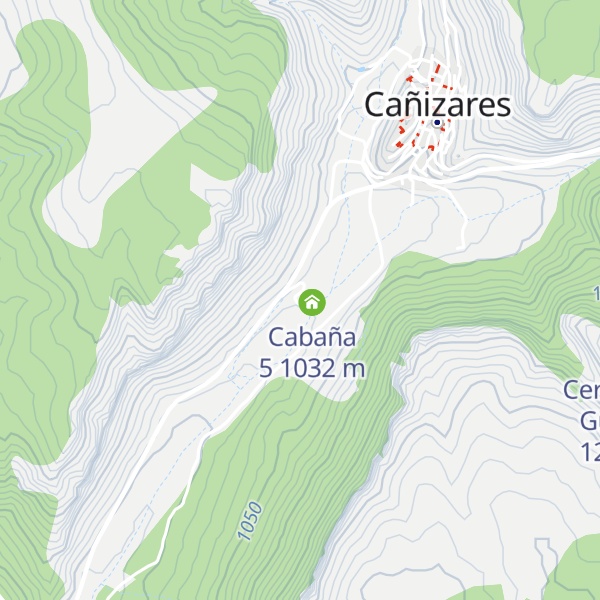 Map of Cabaña 12