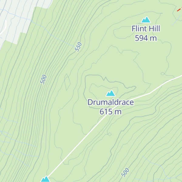 Map of Wether Fell Side