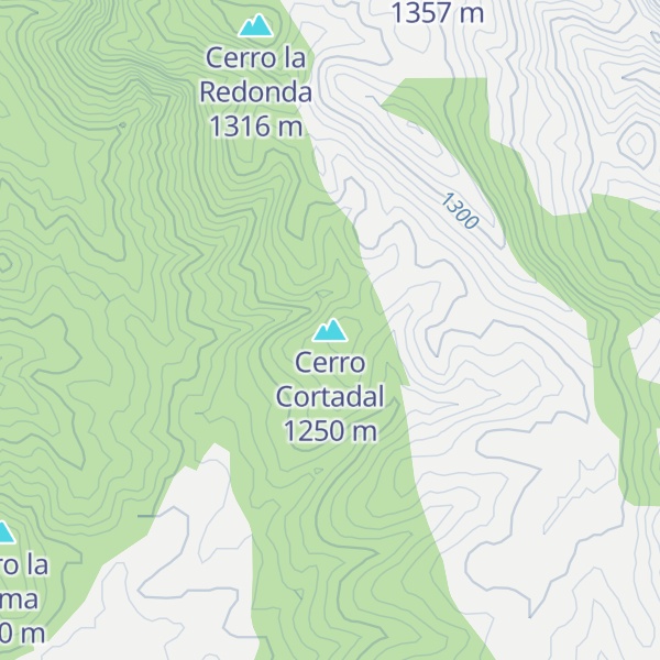 Map of Cerro Cortadal
