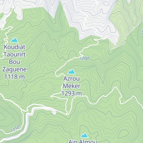Map of Azrou Meker