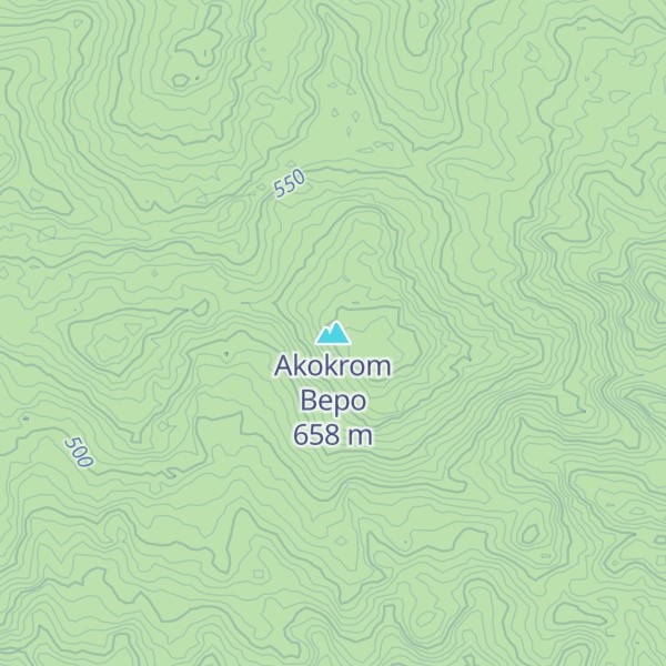 Map of Akokrom Bepo