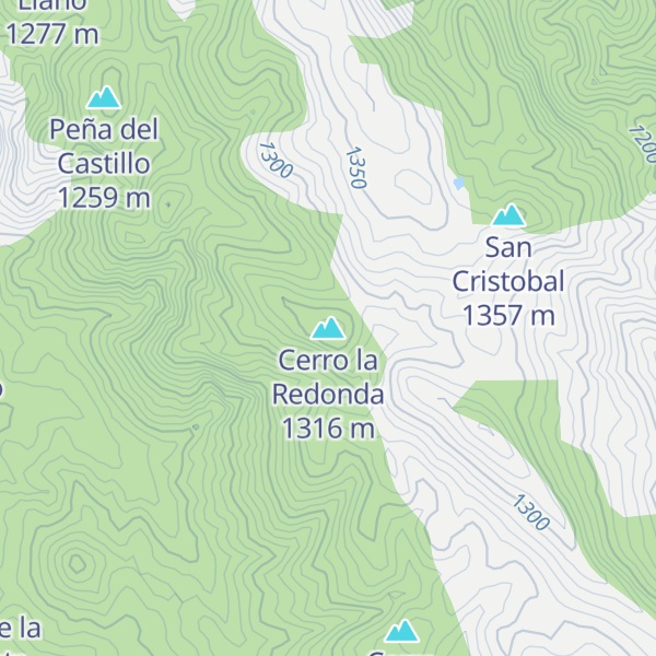 Map of Cerro la Redonda