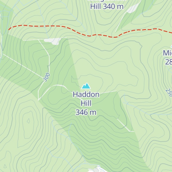 Map of Haddon Hill
