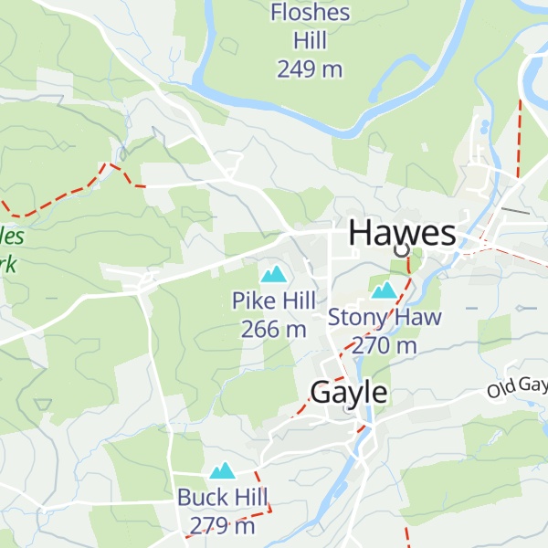 Map of Pike Hill