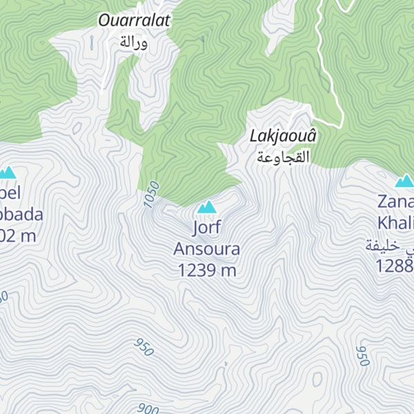 Map of Jorf Ansoura