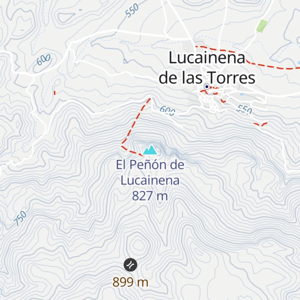 Map of El Peñón de Lucainena