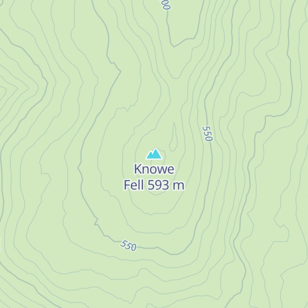 Map of Knowe Fell