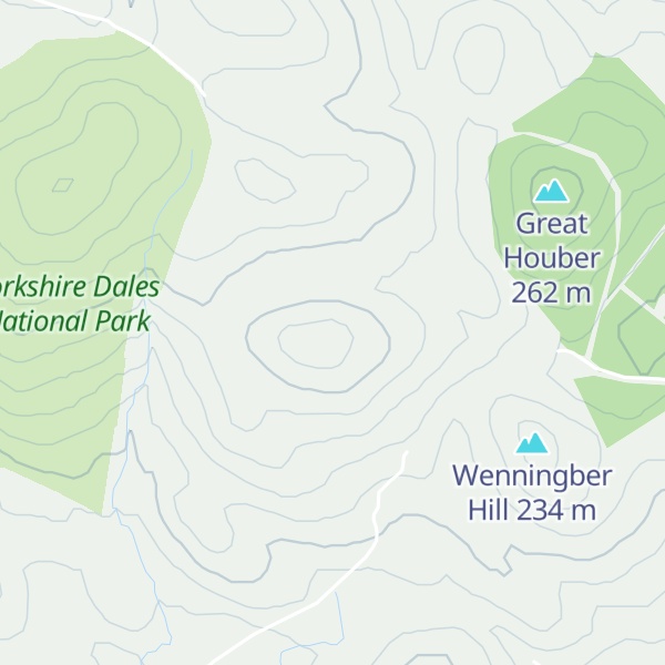 Map of Butter Haw Hill