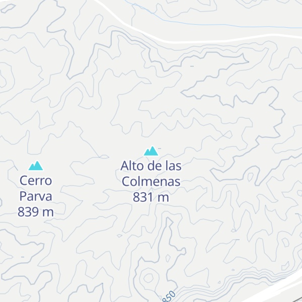 Map of Alto de las Colmenas
