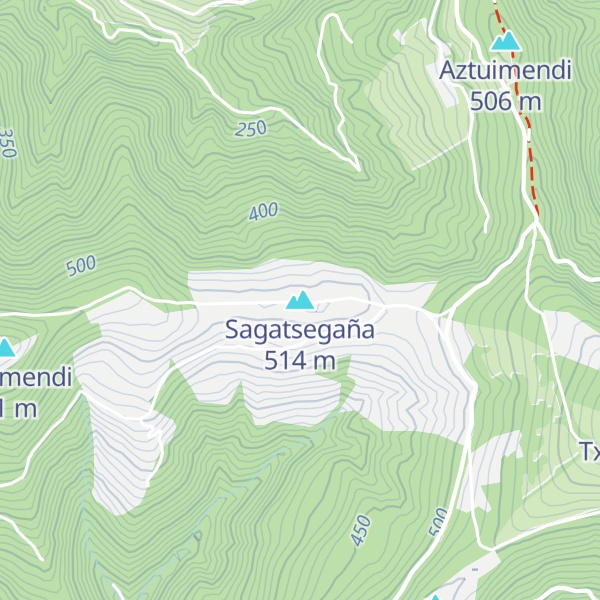 Map of Sagatsegaña